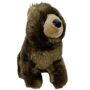Legends Lipco Brown Bear Plush Zoo Stuffed Animal 9.5 Inch
